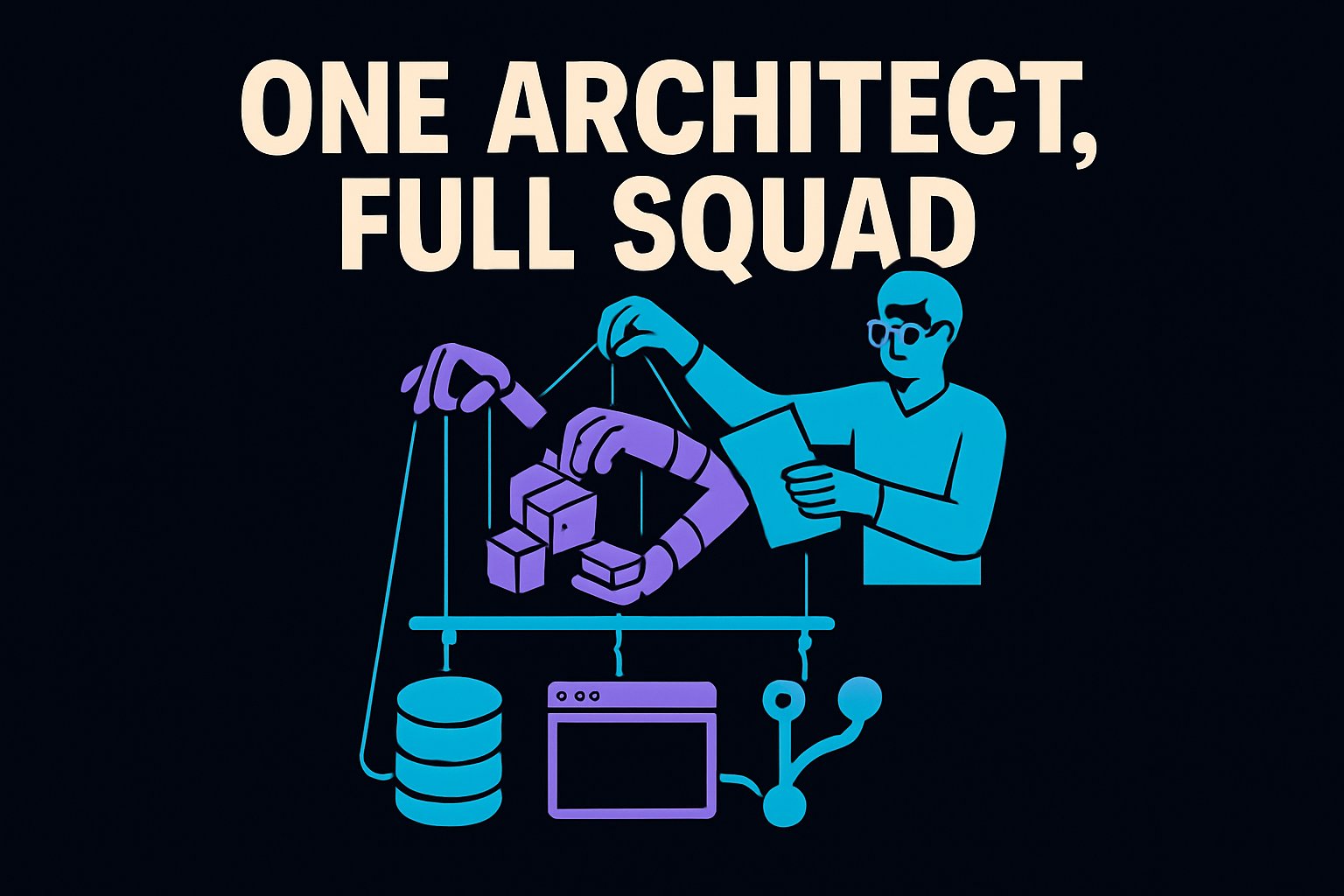 Cover illustration: One Architect + Claude + MCP = A Full Engineering Squad: The Operating Model I'd Install at Your Company