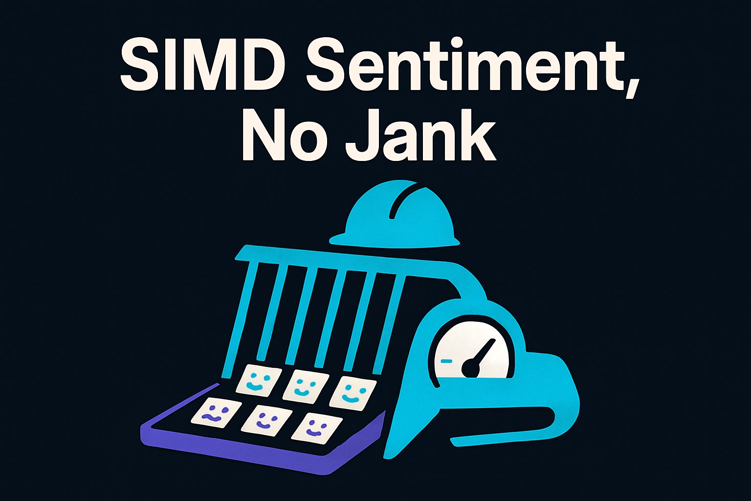 Cover illustration: SIMD sentiment scoring in Rust via WASM workers (no UI jank)